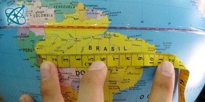 Ciênsação experimento mão na massa para sala de aula: O verdadeiro tamanho do Brasil ( geografia, matemática, projeções, mapas, globo, pensamento crítico)